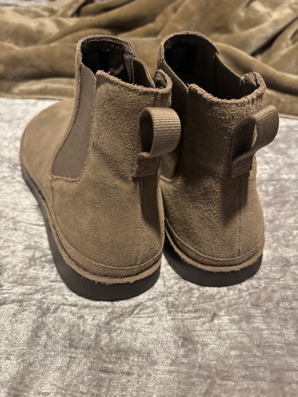Chaco Men's Size 12 Light Brown Suede Chukka Chelsea Boot - Picture 9 of 11